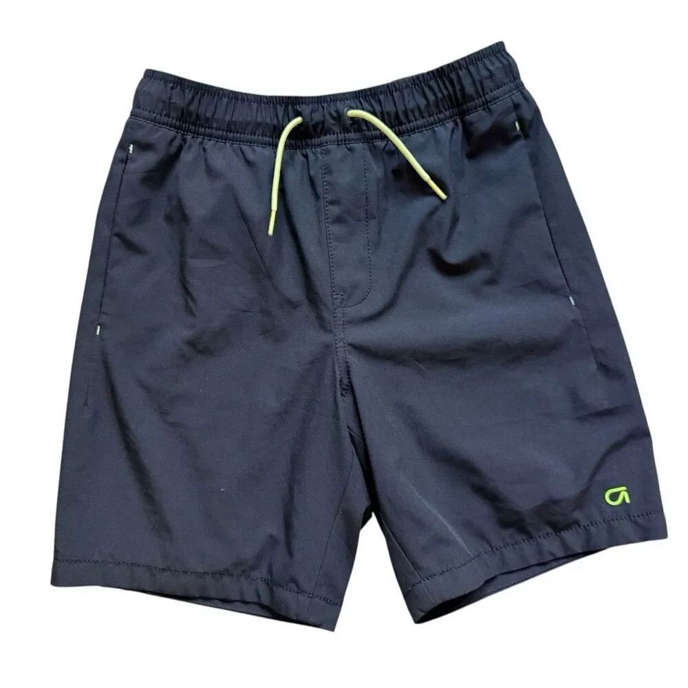 Youth Boys Gap Fit G Fit Running Black Activewear Drawstring Shorts - Sz L (10)